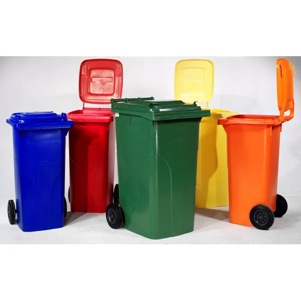 Tekerlekli Plastik Çöp Konteyneri 120 L / 240 L