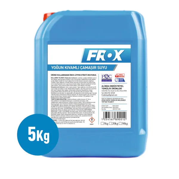 Frox 5 Kg Yoğun Kıvamlı Çamaşır Suyu