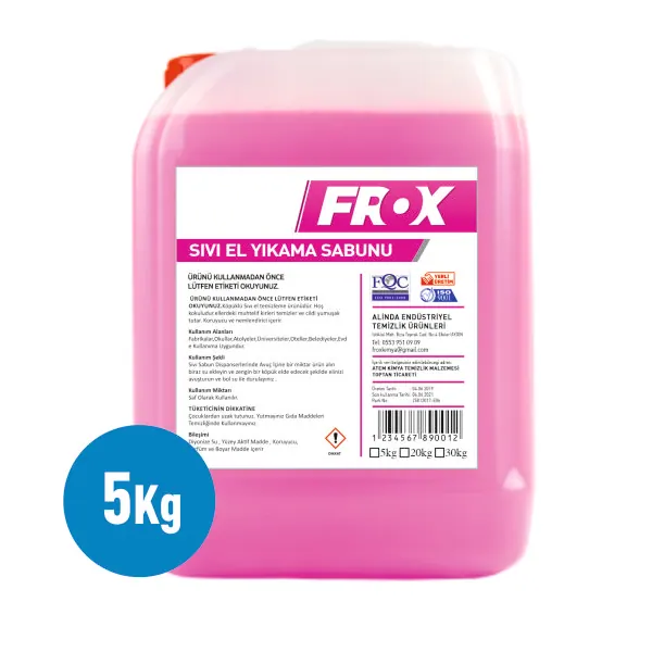 Frox 5 Kg Sedefli Sıvı El Sabunu