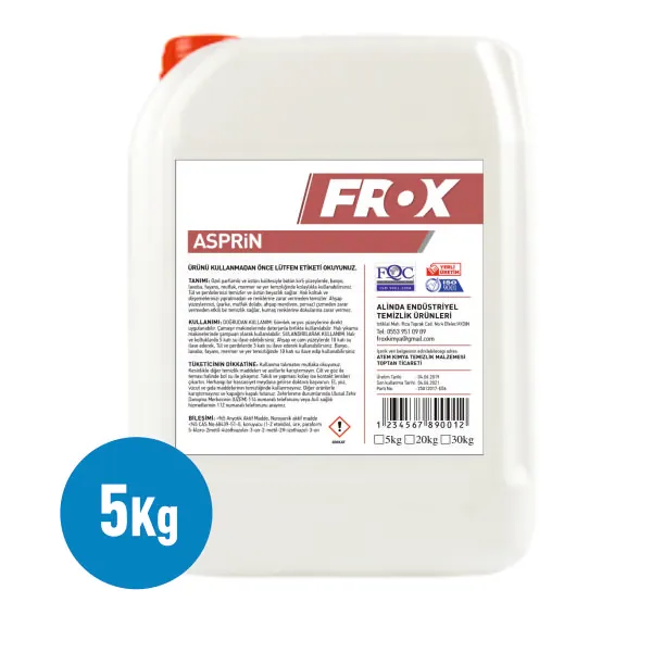 Frox 5 Kg Aspirin Çok Amaçlı Temizleyici