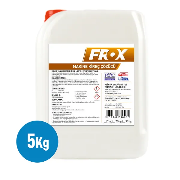 Frox 5 Kg Bulaşık Makinesi Kireç Çözücü