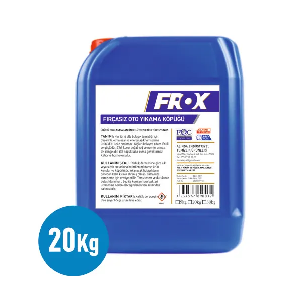 Frox 20 Kg Fırçasız Oto Yıkama Şampuanı