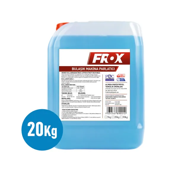 Frox 20 Kg Endüstriyel Bulaşık Makinesi Parlatıcısı