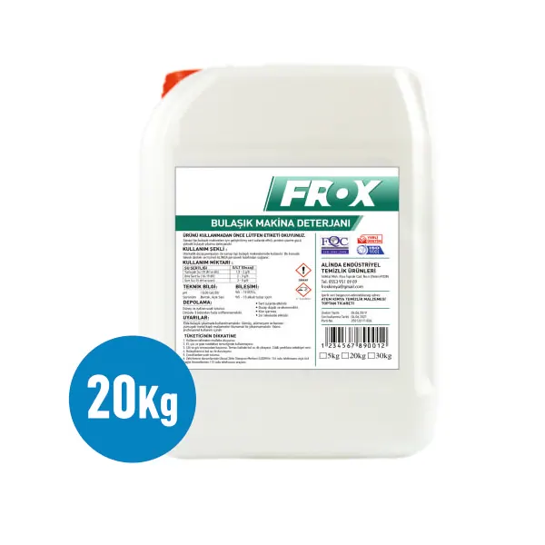 Frox 20 Kg Endüstriyel Bulaşık Makinesi Deterjanı