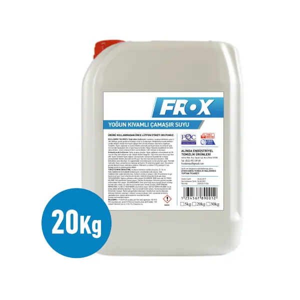 Frox 20 Kg Yoğun Kıvamlı Çamaşır Suyu