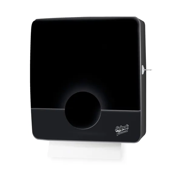 Selpak Professional Touch Z-Katlama Havlu Dispenseri Siyah