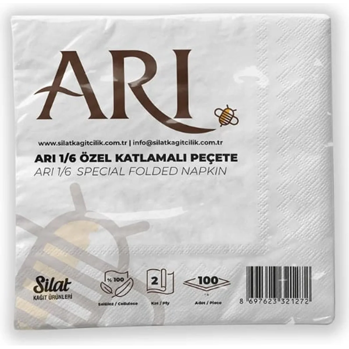 Arı 1/8 Özel Katlamalı Peçete