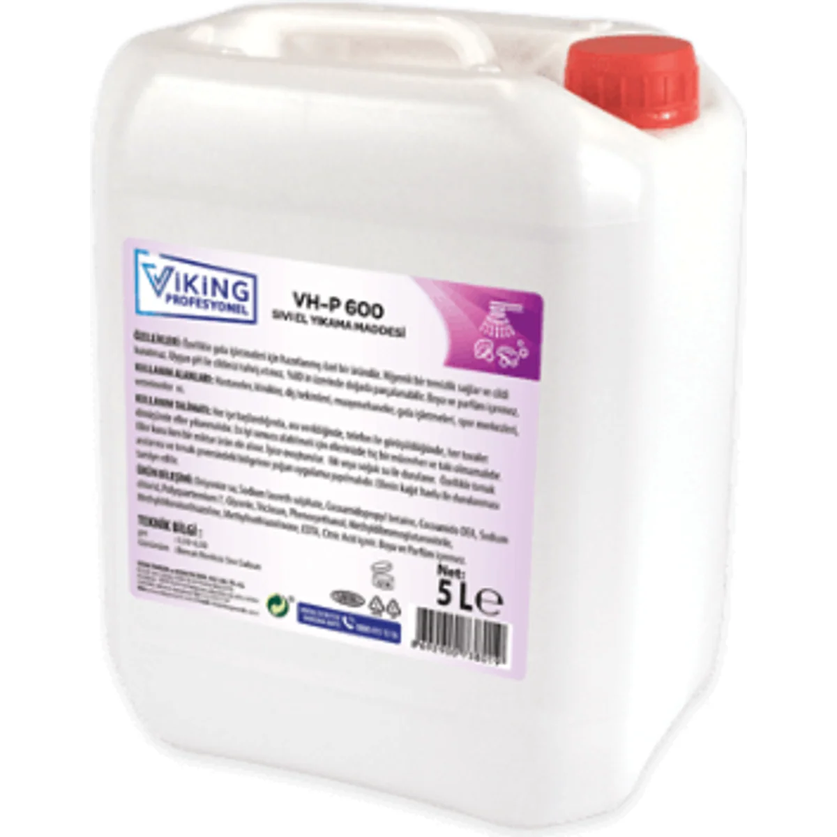 Vp Vh-P 600 Antibakteriyel Sıvı Sabun